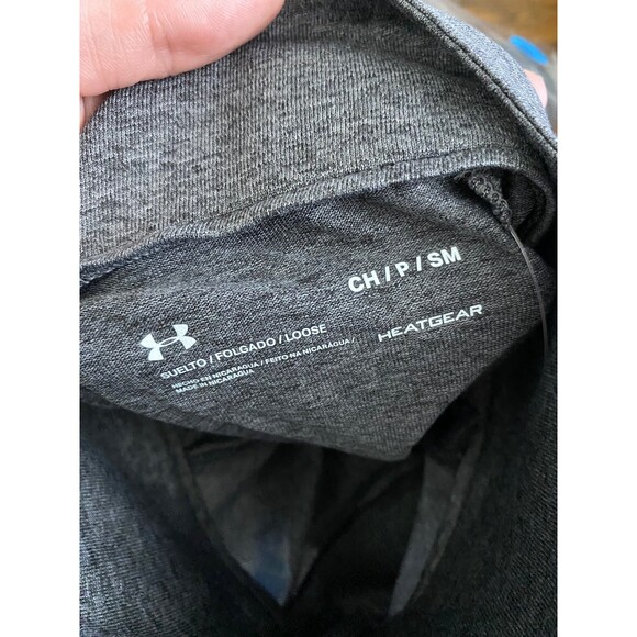 New Under armor half zip pull over athletic shirt small grey - Picture 3 of 4